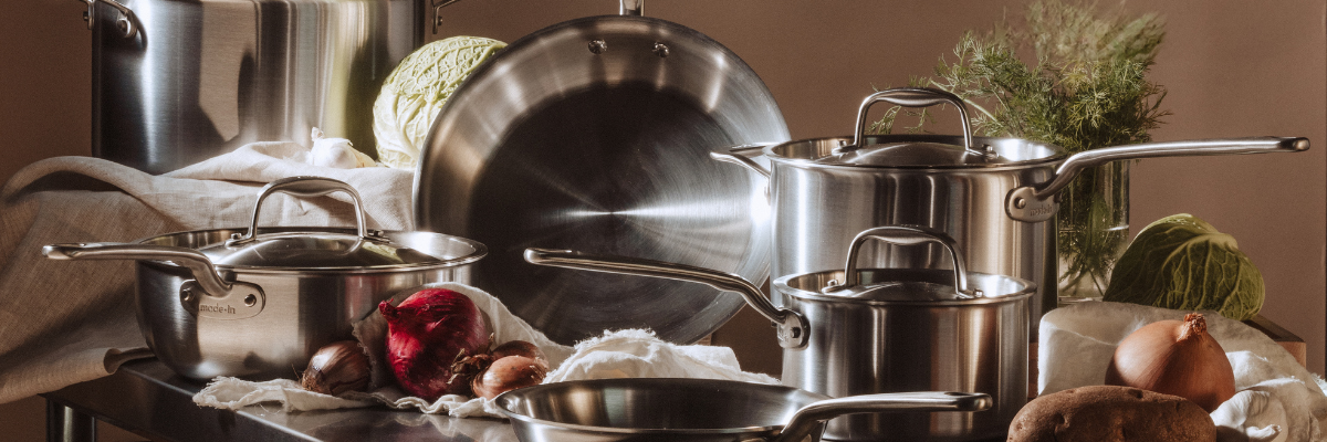 MADE IN Cookware - 5-ply Clad Stainless Steel