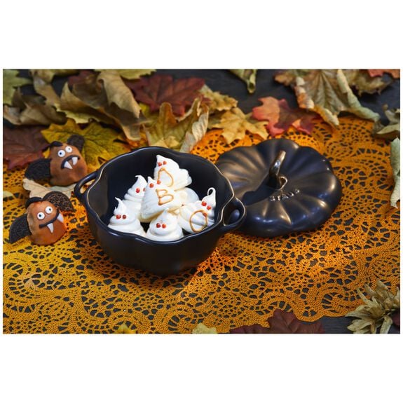 STAUB Pumpkin Cocotte / Ceramic  0.5L - Black