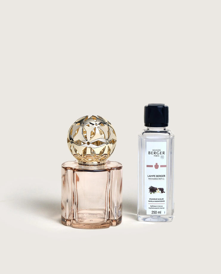 Maison Berger Pomelis Beige Lamp Gift Set with - Vanilla Magnificence