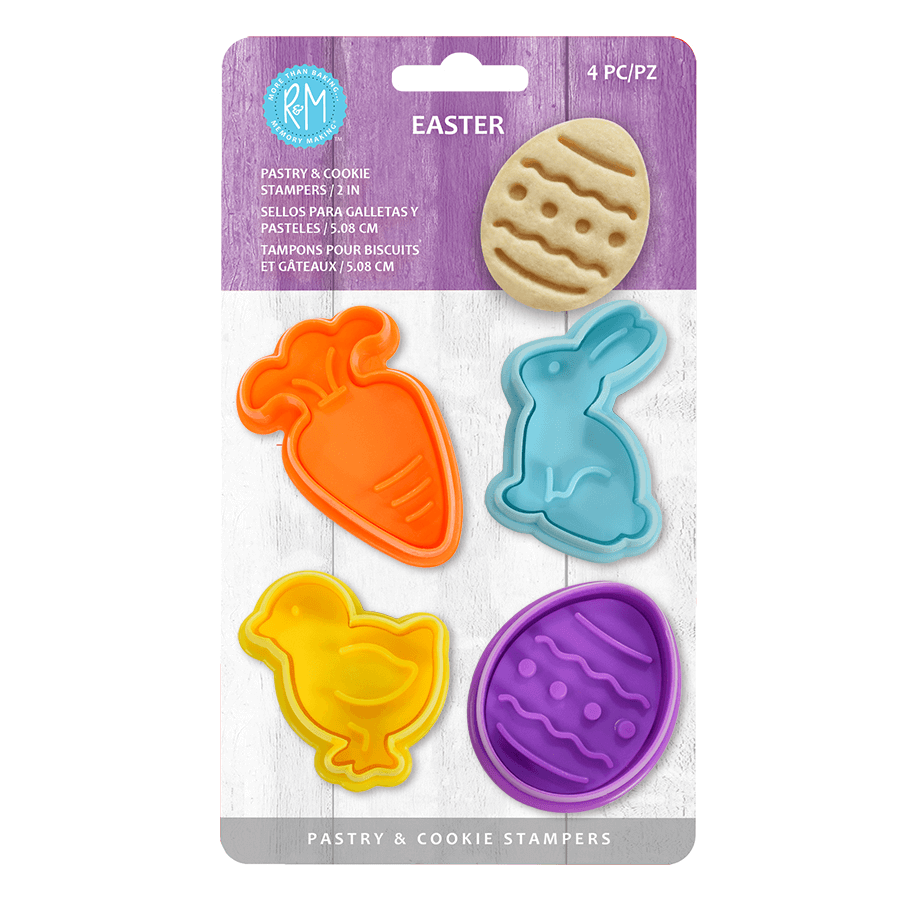 R&M Easter Pastry & Cookie Stampers Set/4