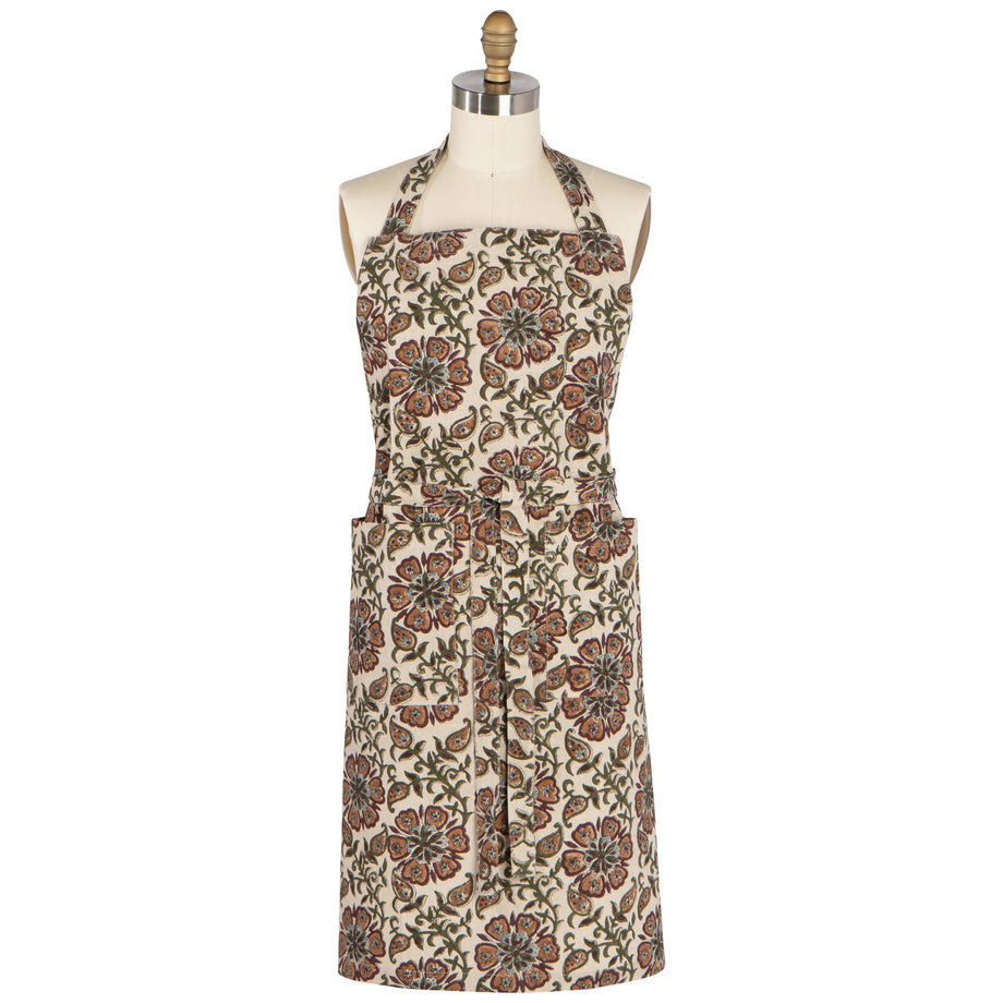 Danica Elysian Block Print Apron