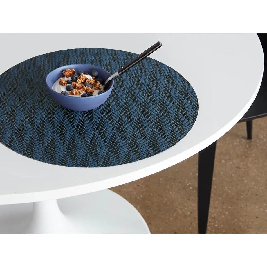 Chilewich Table Mats - Arrow / Round / Sapphire
