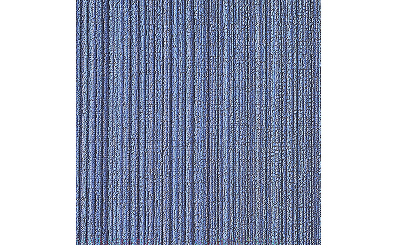 Chilewich Indoor Outdoor Shag Doormat - Skinny Stripe / Ocean / 24x36"