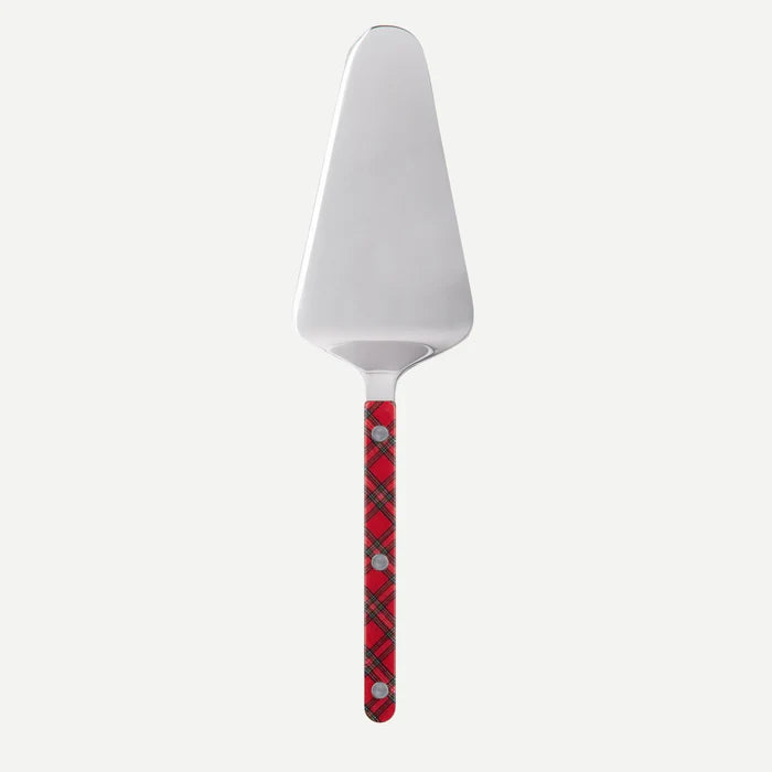 Sabre Bistrot Tart Server - Tartan Red