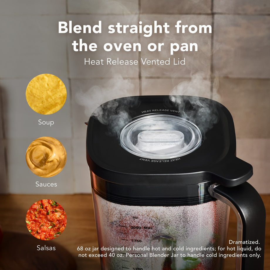 KitchenAid®  Pure Power Blender with Personal Blending Jar – Empire Red