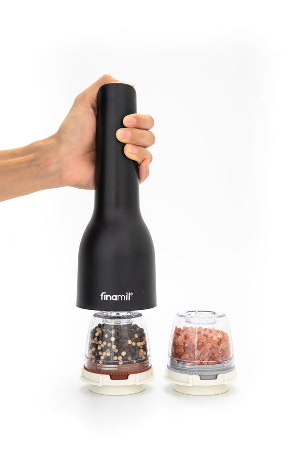 FinaMill Grinder with FinaPod Peppercorn and FinaPod pro plus