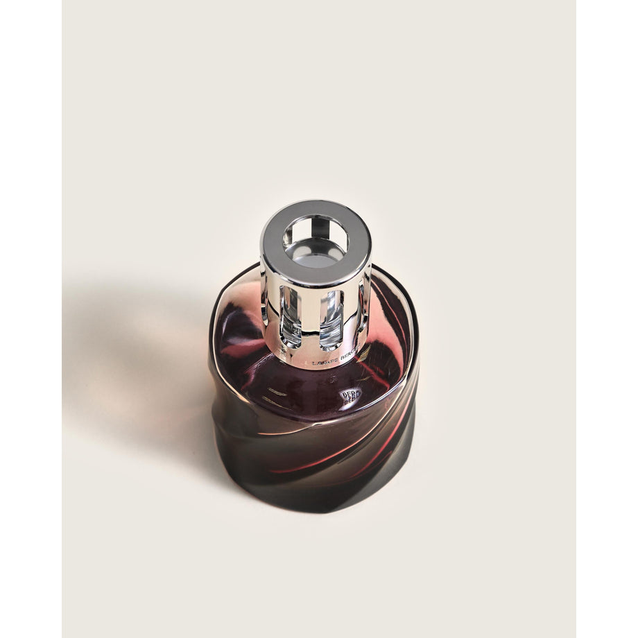 Coffret cadeau lampe spirale Maison Berger Grenat - Thé blanc pur / 250 ml