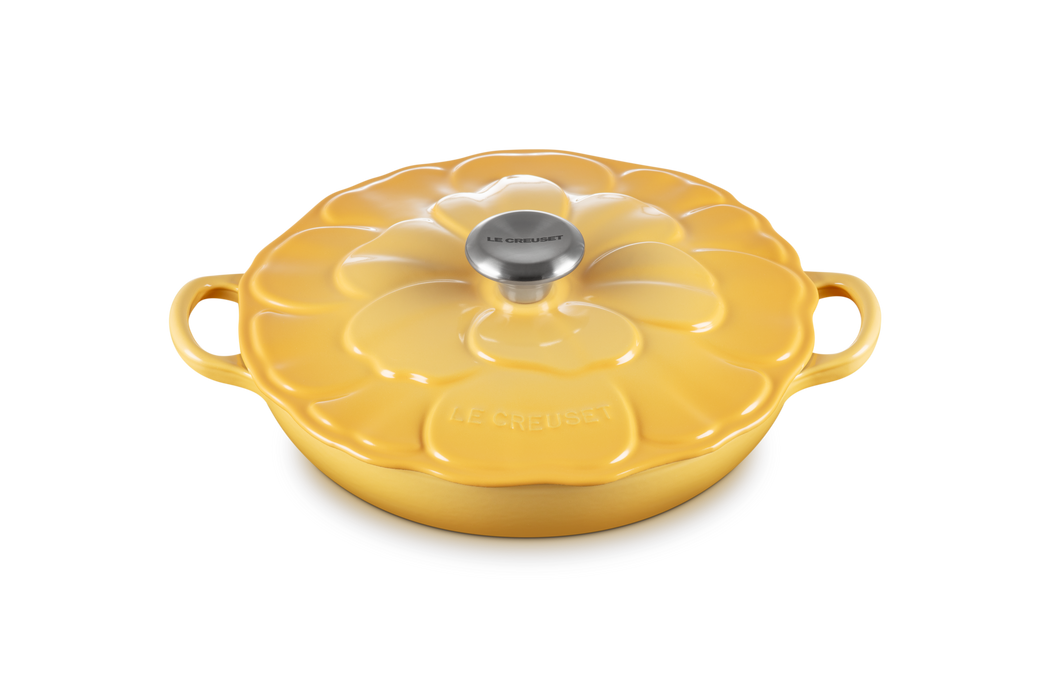 Le Creuset 2.2L Petal Braiser - Camomille