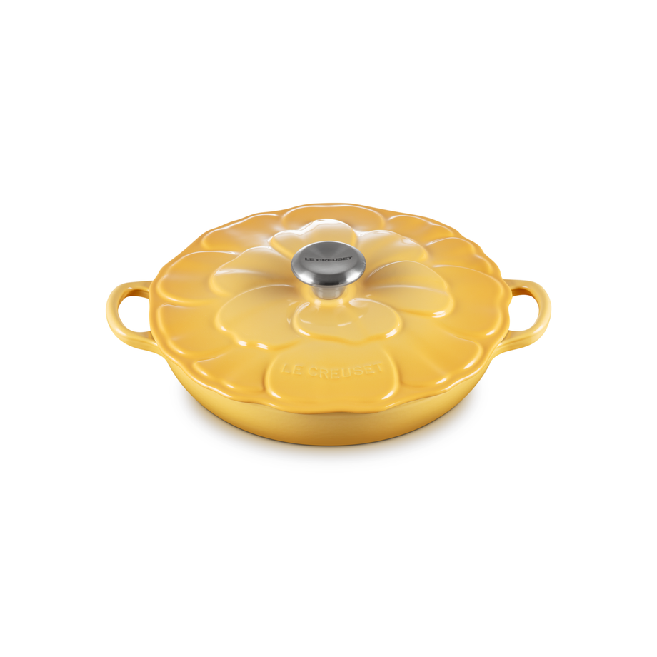 Le Creuset 2.2L Petal Braiser - Camomille