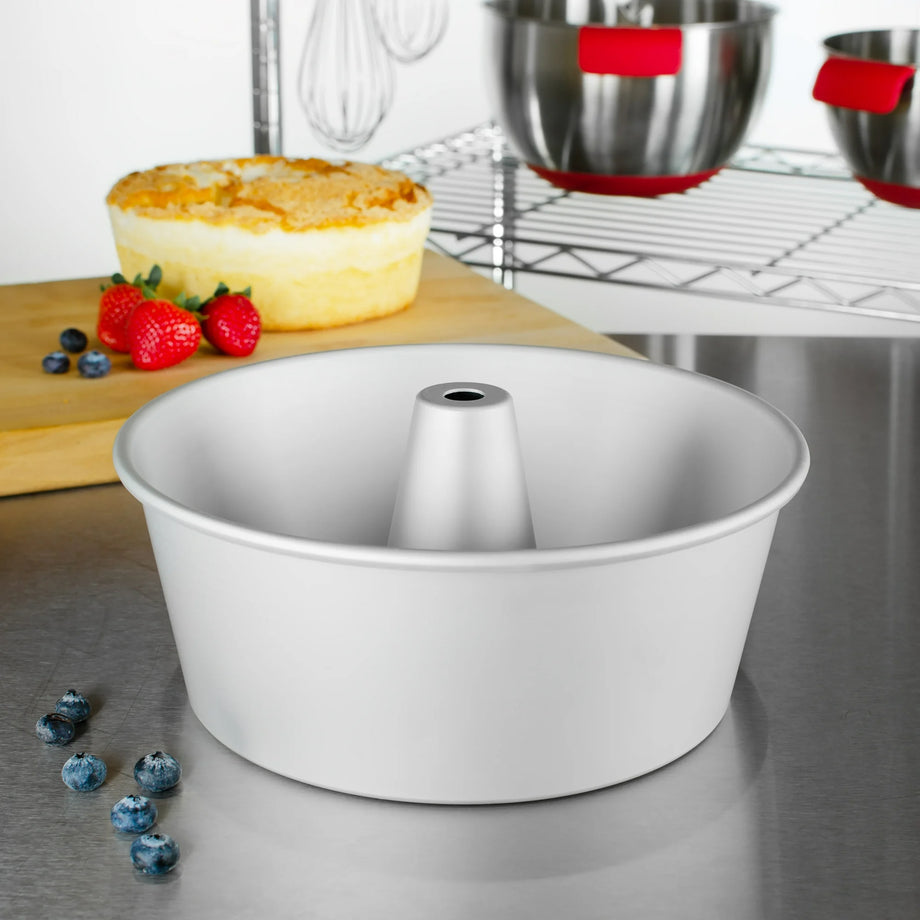 Fat Daddio's Angel Food Cake Pan  - Silver / 10 x 4.25 Inch