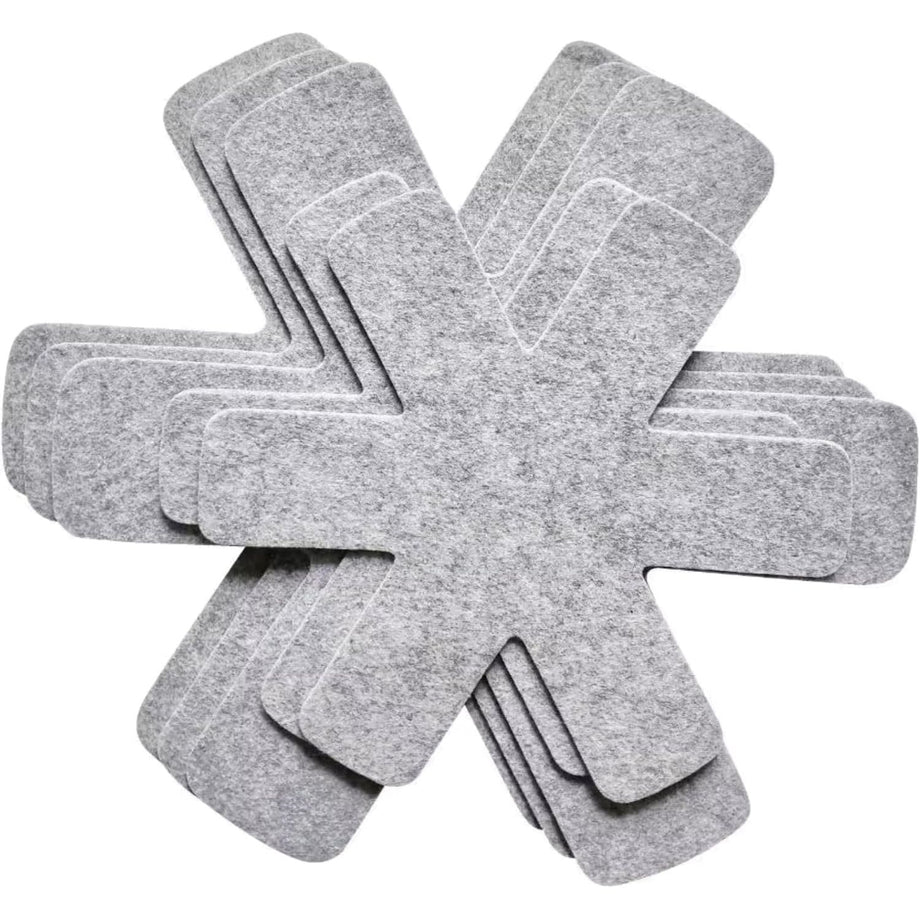 Fox Run Pots and Pans Protectors / Set of 5 - Grey
