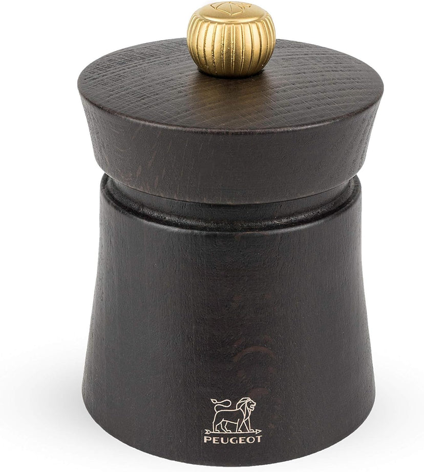 Peugeot Baya Pepper Mill, Wood, Chocolate - 8cm / 3"
