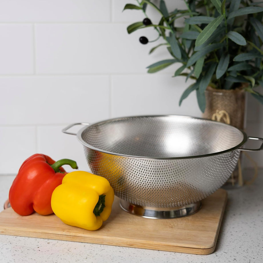 Fox Run Large Stainless Steel Colander - 5 Quart