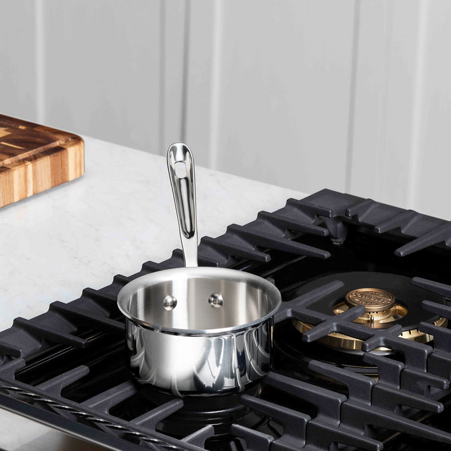 All-Clad D3 Stainless Steel Butter Warmer Saucepan
