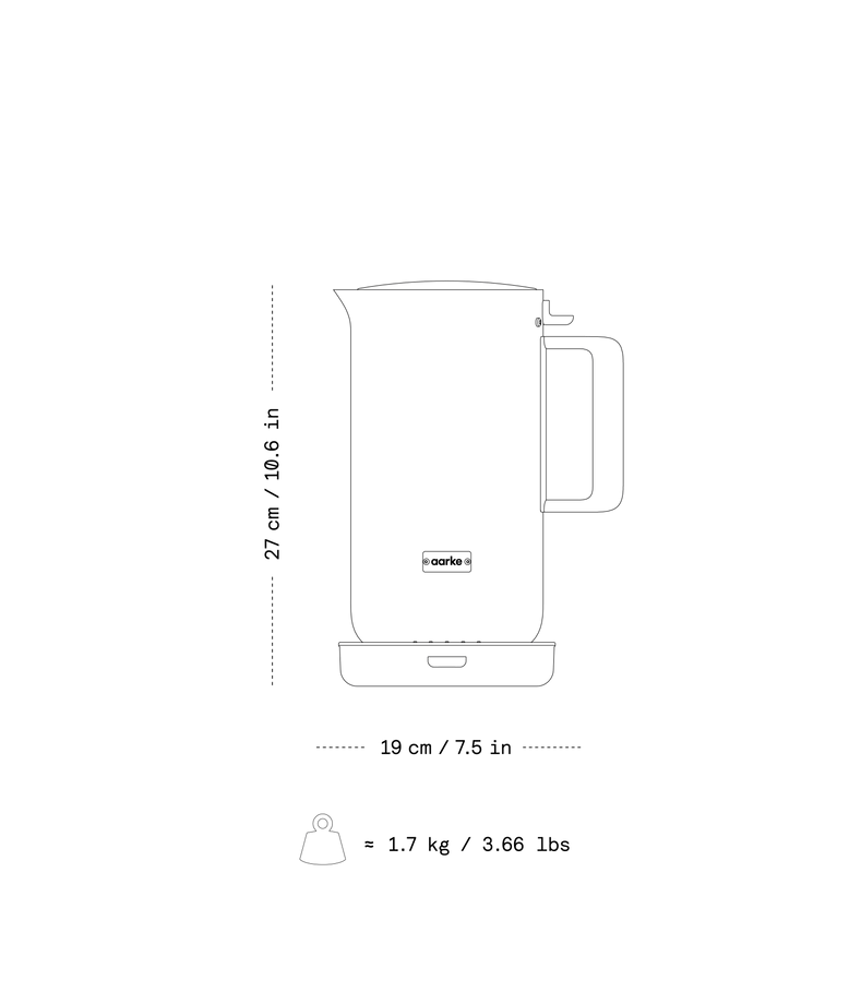 Aarke Kettle - Matte Black