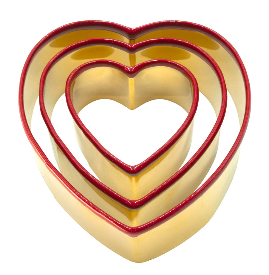 Port Style Nested Cookie Cutters, Set of 3 - Hearts