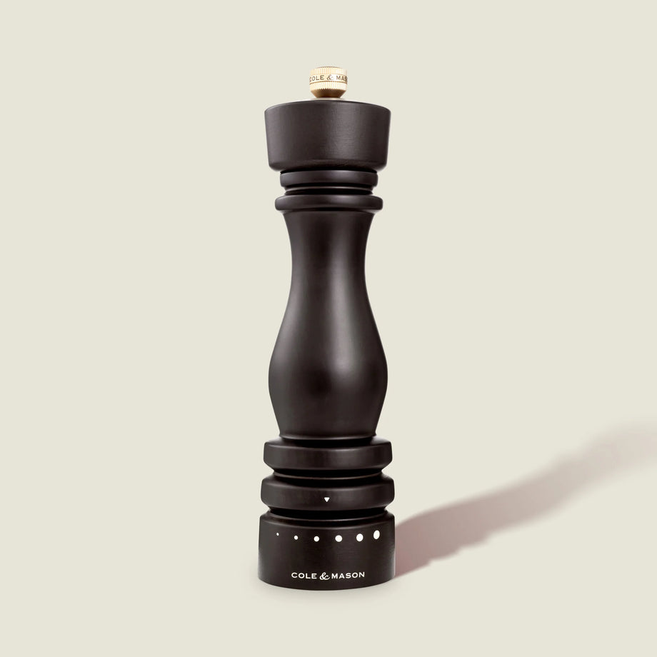 Cole & Mason London Chocolate Wood Pepper Mill - 22cm / 8"