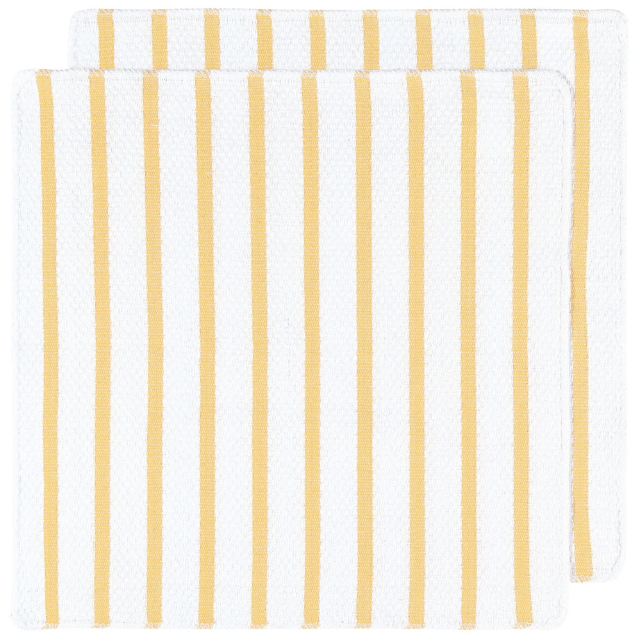 Now Designs Basketweave Dishcloths set of 2 - Yellow Lemon