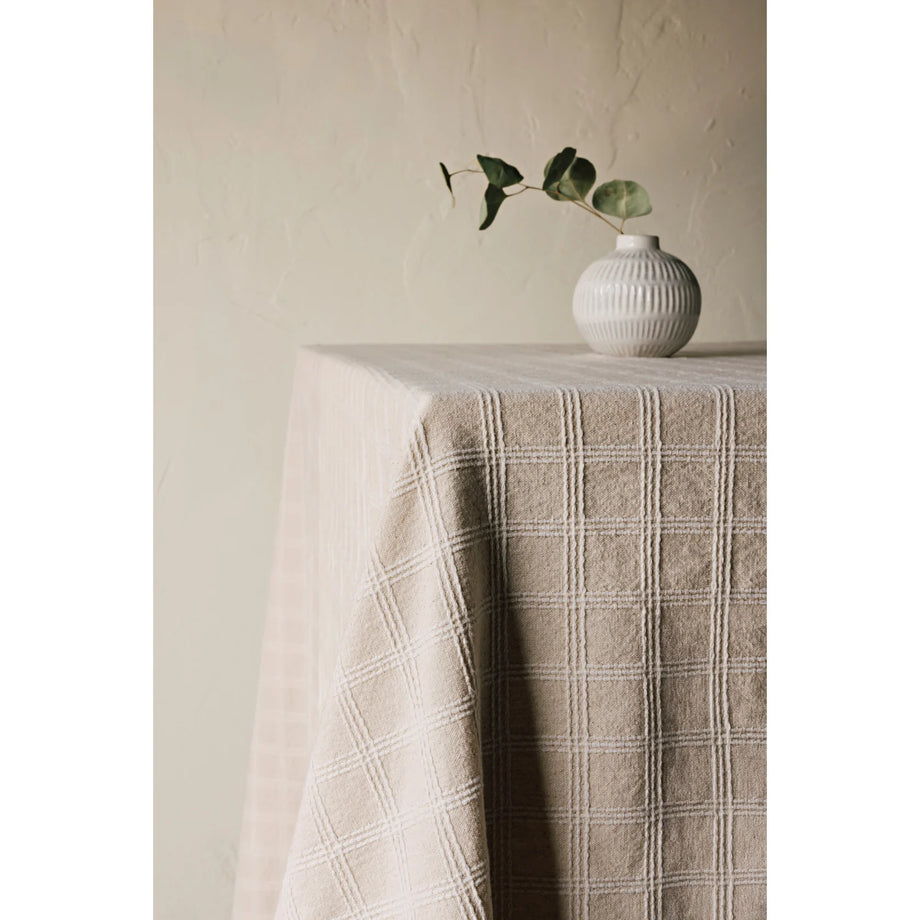 Danica Heirloom Cotton Tablecloth - Pearla / 60x90"