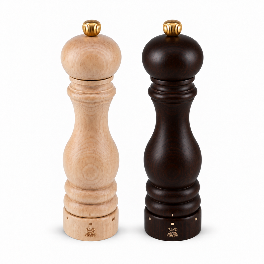 Peugeot Paris u’Select Salt and Pepper Mill Set – Natural & Chocolate / 22cm