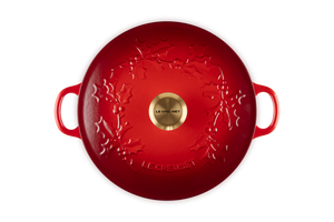 Le Creuset Holly Chef's Oven 4.1 L - Cerise