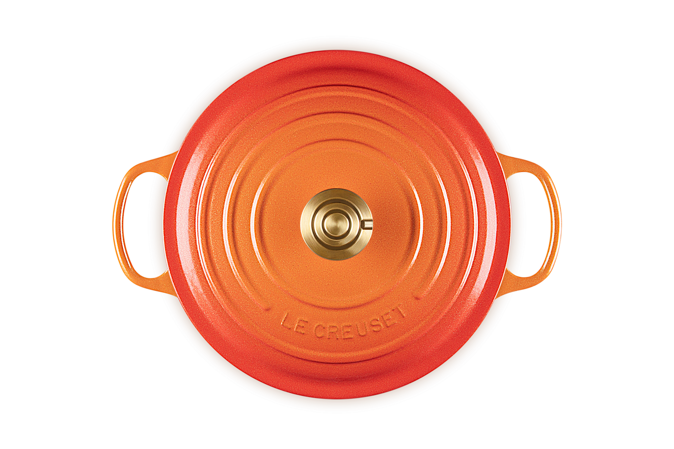 Le Creuset 5.3L Signature Round French Oven -  Flamme Dorée