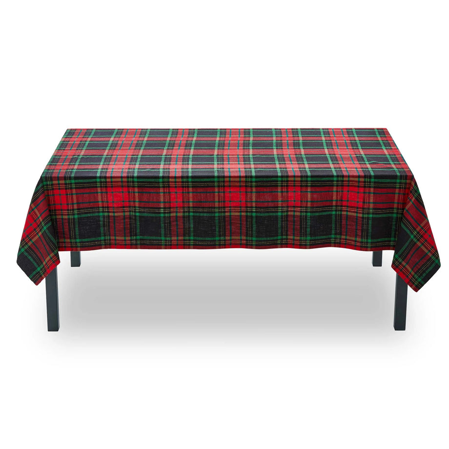 TAG Christmas Plaid Tablecloth - Red Multi