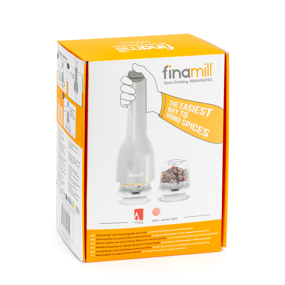 FinaMill Grinder with 2 FinaPod Pro Plus Pods - Stone