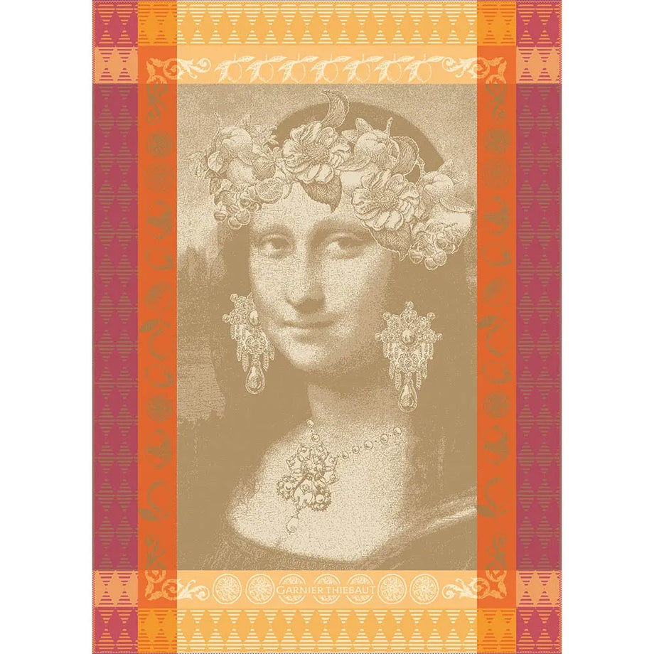 Garnier-Thiebaut Kitchen Towel - Mona Lisa Cuivre