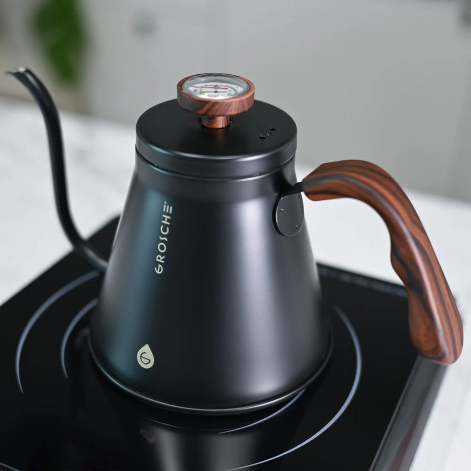 Grosche MARRAKESH Gooseneck Pour Over Stovetop Kettle / 1000ml –  Matte Black
