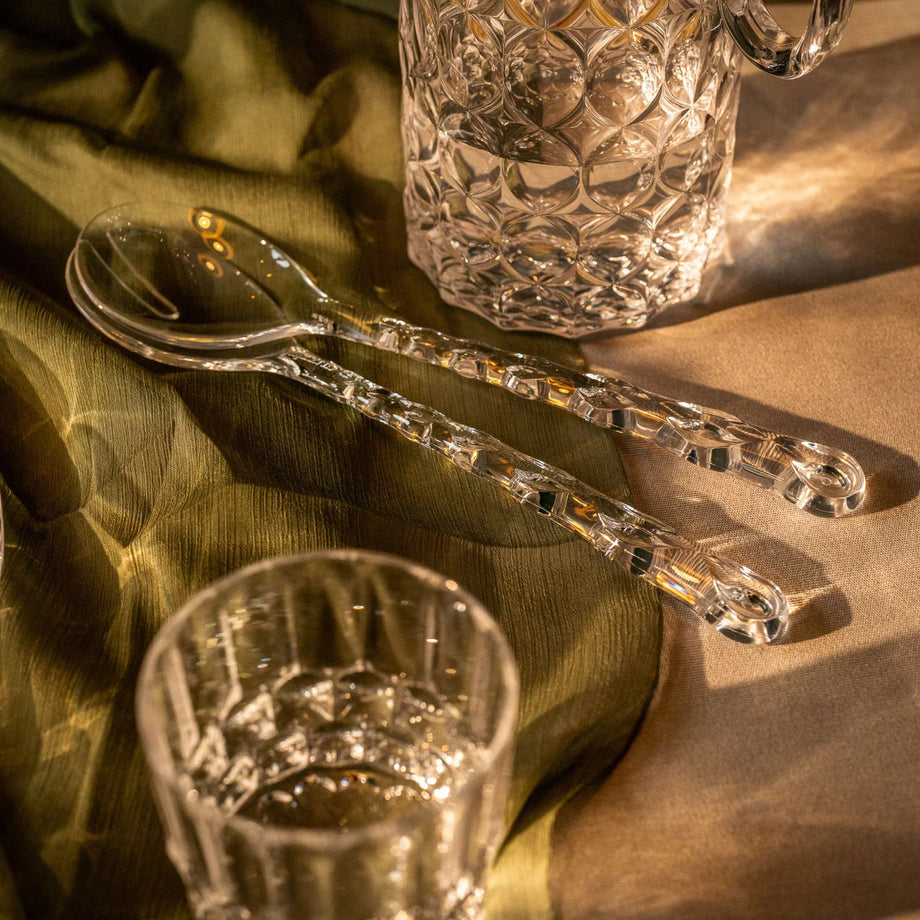 Guzzini Vanity Salad Servers - Clear