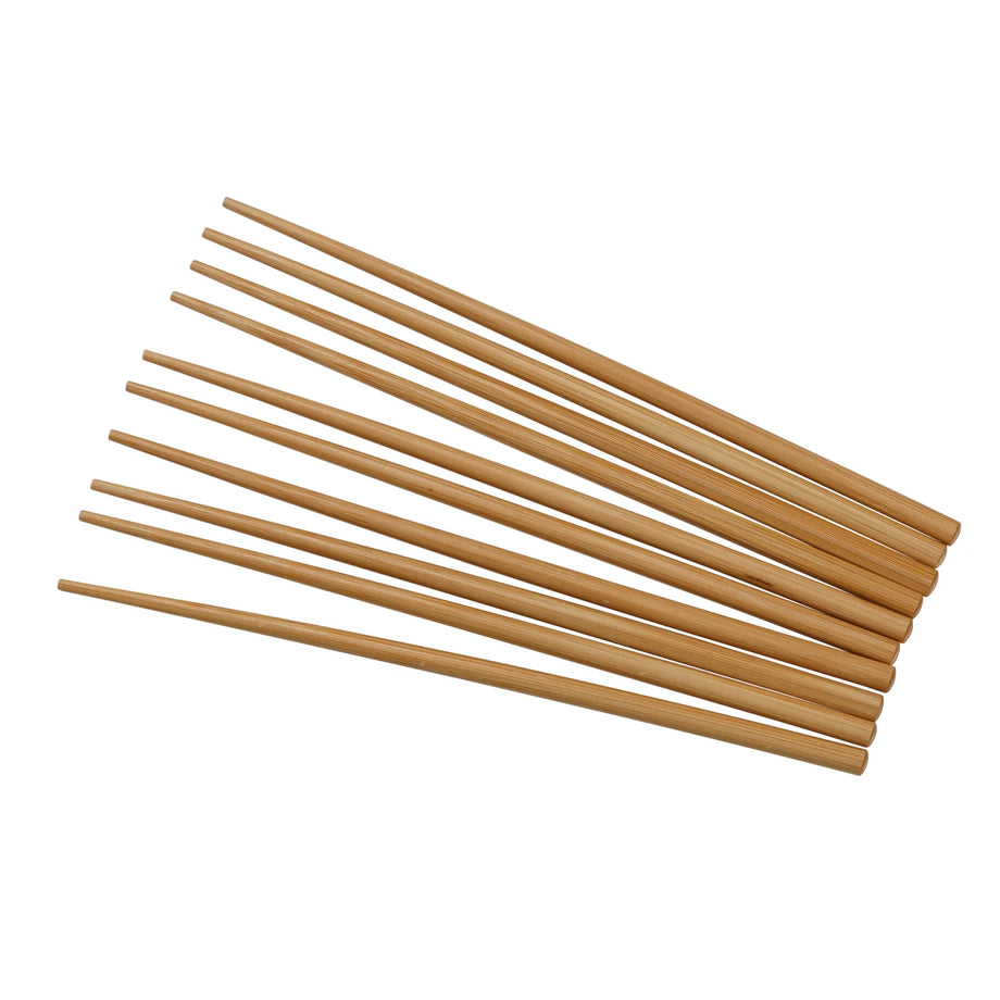 Joyce Chen Reusable Burnished Bamboo Chopsticks - Set of 5