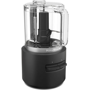 KitchenAid Go™ 5 Cup Cordless Food Chopper - Black Matte - Battery Not Included