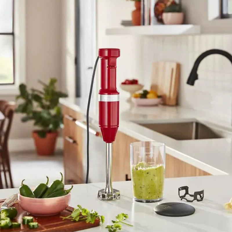 KitchenAid® Variable Speed Corded Hand Blender - Empire Red