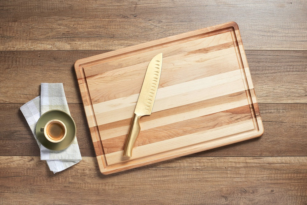 Labell Maple Edge Grain Cutting Board 12" X 18"