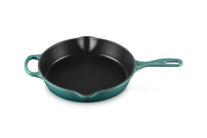 Le Creuset 30cm Signature Iron Handle Skillet - Bleu Riviera