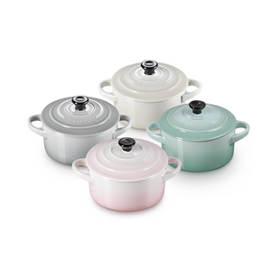 Le Creuset Calm Collection Classic Mini Round Cocottes set of 4