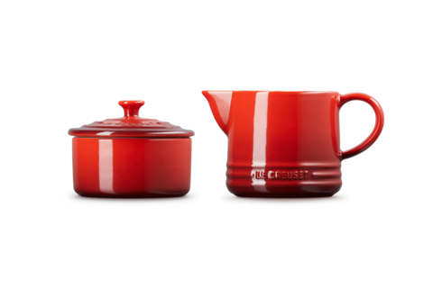 Le Creuset Signature Cream & Sugar Set - Cerise