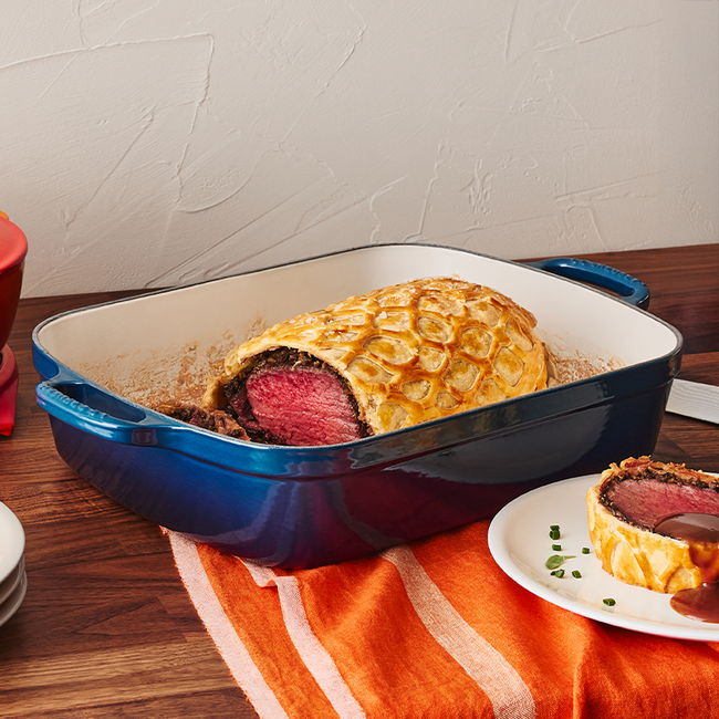 Le Creuset 4.9L Roasting Pan - Blueberry