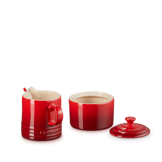Coffret Crème & Sucre Le Creuset - Cerise