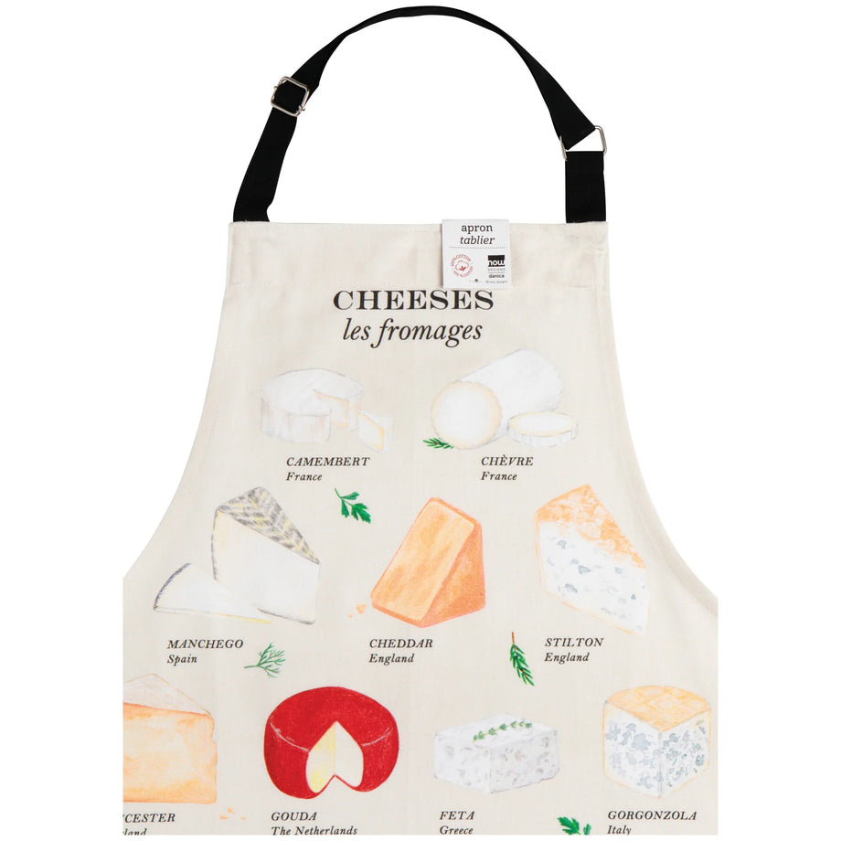 Now Designs Chef's Apron - Les Fromages