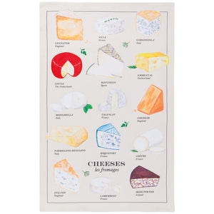 Now Designs Dishtowel - Les Fromages