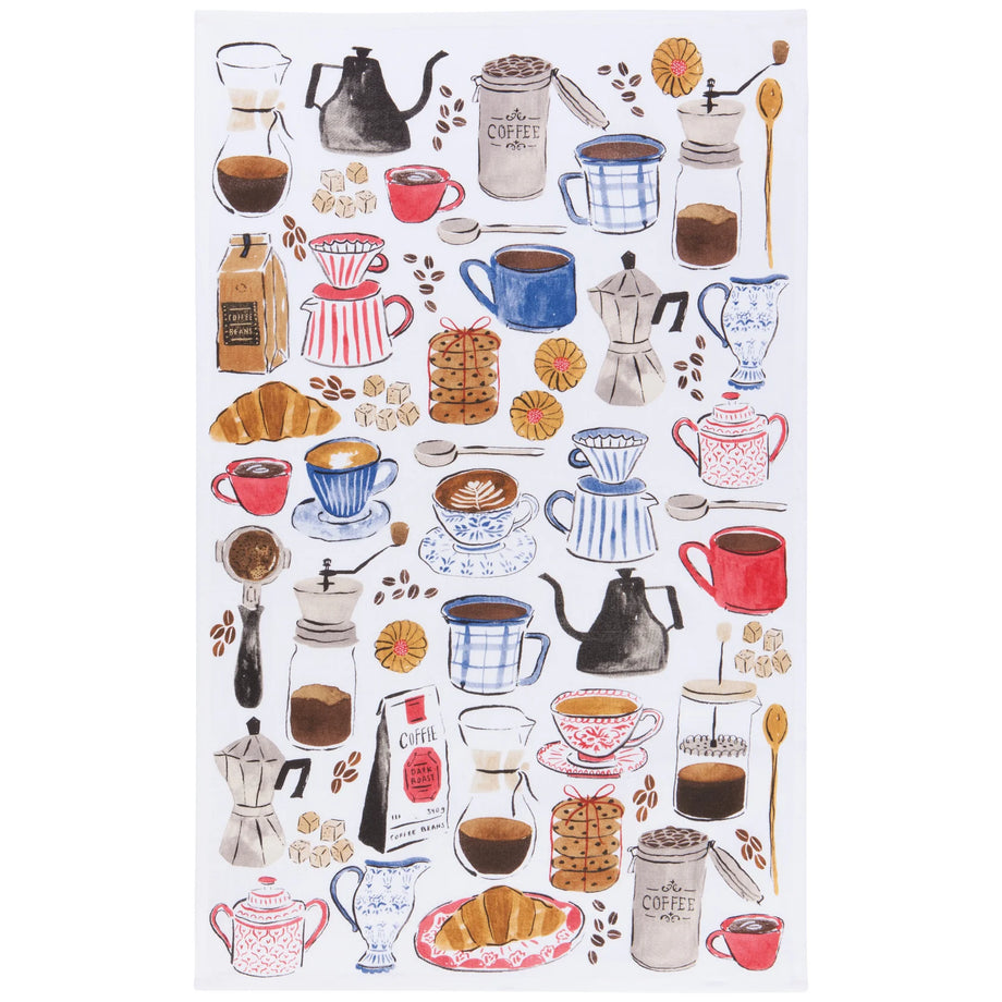Now Designs by Danica - Coffee Break Printed Dishtowel