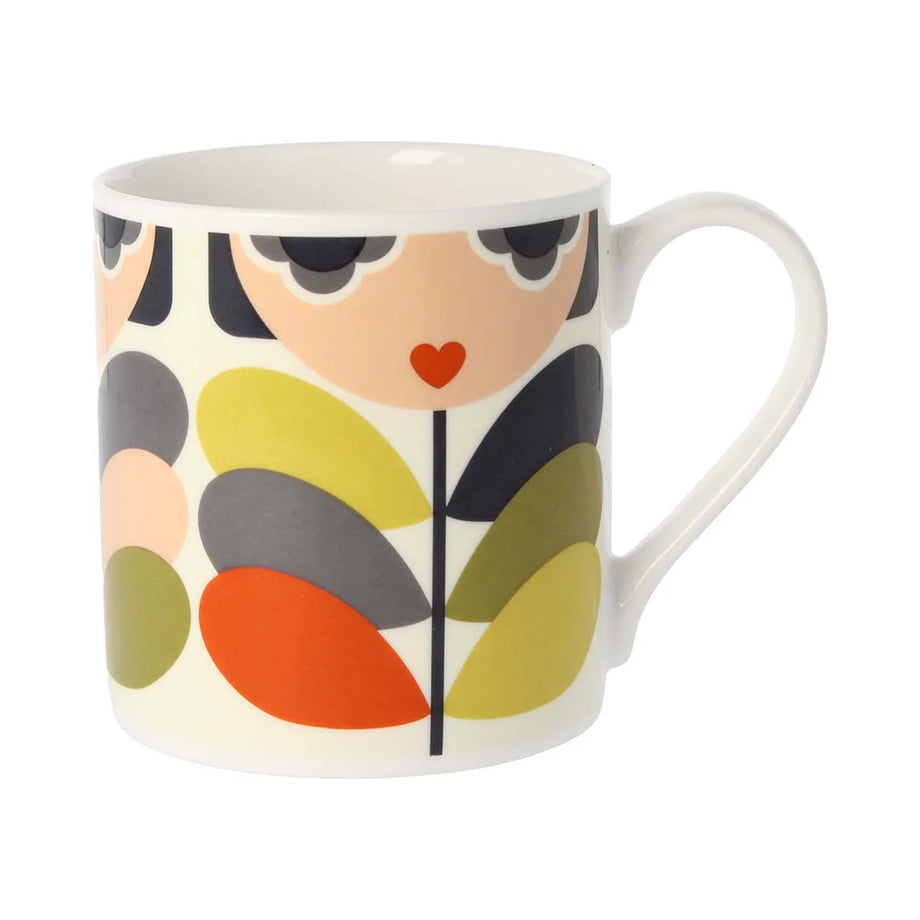 Orla Kiely UK Bone China Mug- Lady Stem