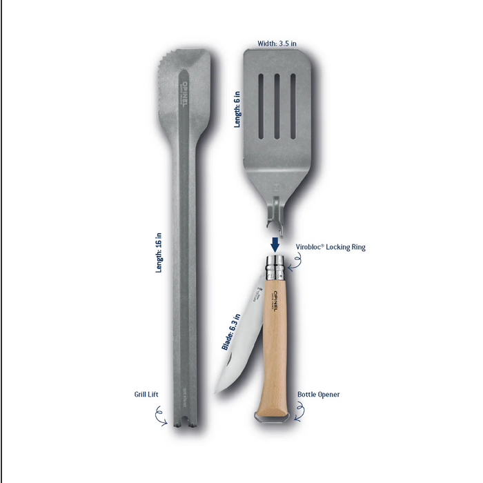 Opinel Barbecue set - 3 pc