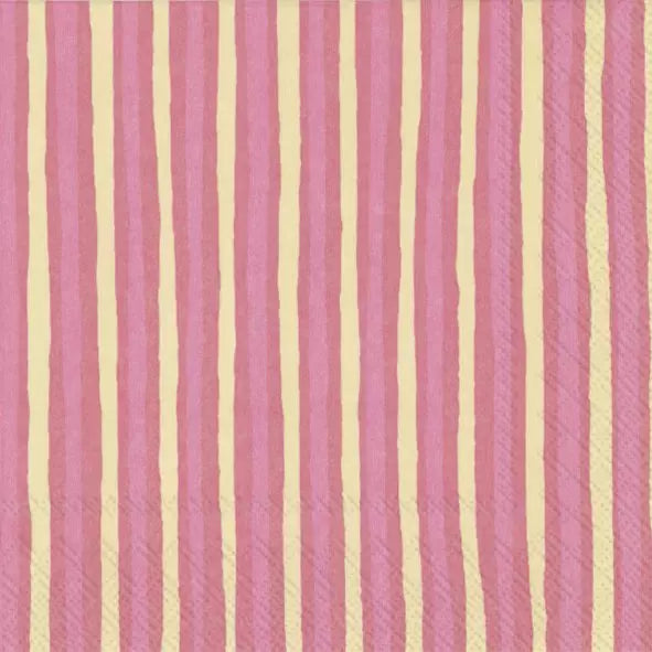 Marimekko Paper Cocktail Napkins - PICCOLO pink cream