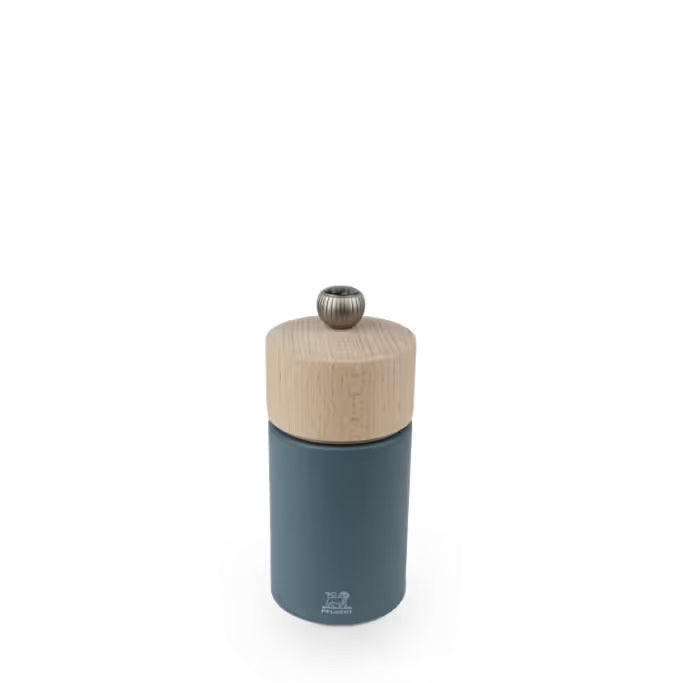 Peugeot Boreal Pepper Mill, Wood, Celestial Blue, 12 cm / 5 "