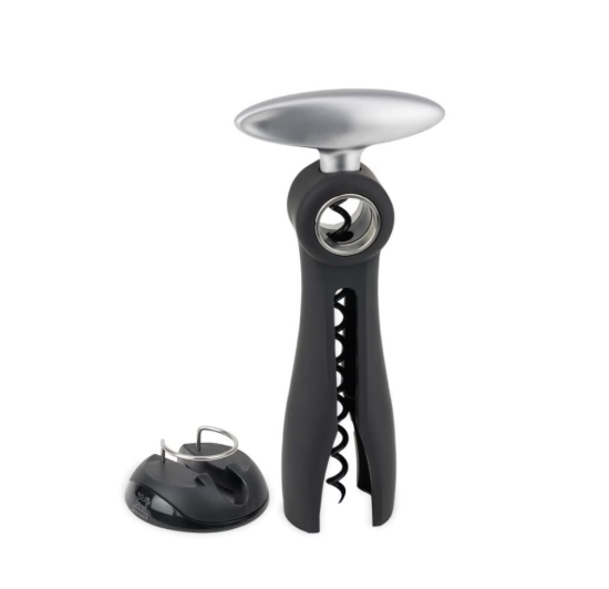 Peugeot Salma Corkscrew with Foil Cutter, Black