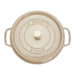 STAUB Cast Iron Round Cocotte  3.7 L - Seasame
