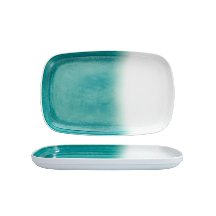 Fortessa La Côte Amalfi Rectangular Platter - 14X9"